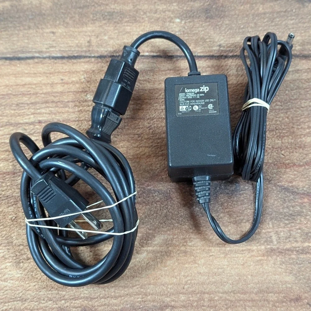 Iomega Zip Drive AC‎ Adapter Power Supply Charger 5VDC 1.5A SA051AS
